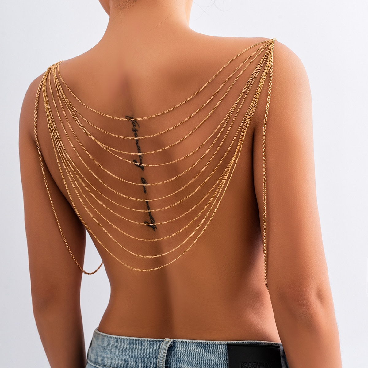 Body Jewelry Luxury - Classic Multi layered Tassel Body Chain