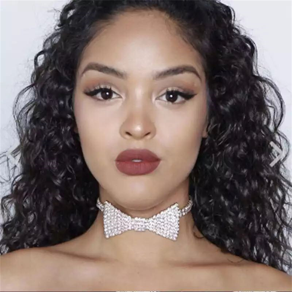 Body Jewelry Necklace - Exquisite Elegant Rhinestone Bow Neck chain
