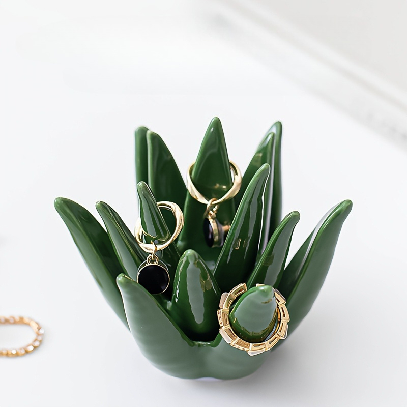 Body Jewelry Websites - Cactus aloe vera ring jewelry earrings