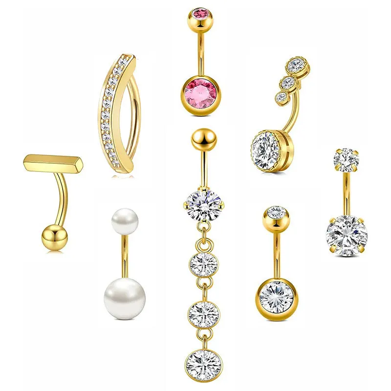 Body Jewelry Hoops - 1pc Belly Chain Belly Button Ring