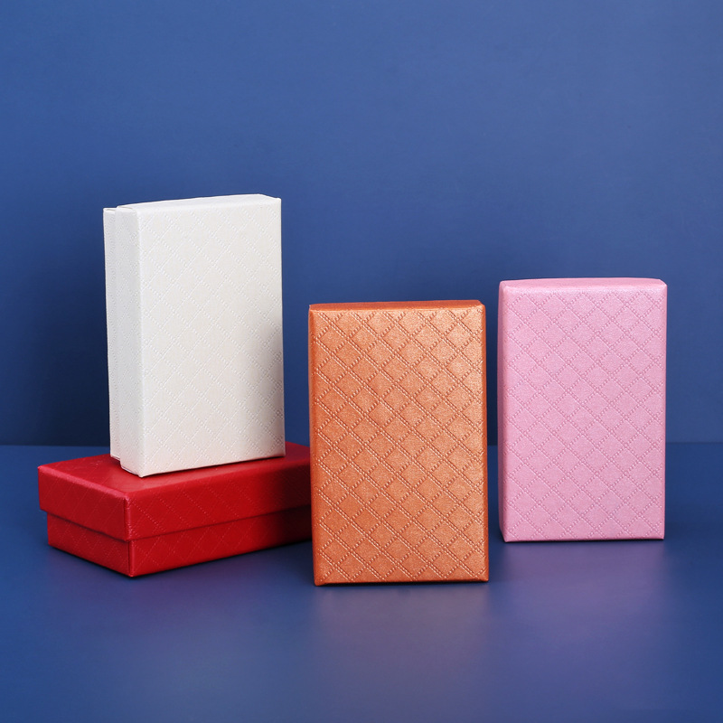 Body Jewelry Display - 10pcs 8x5x2.5cm Paper Jewelry Organizer Box