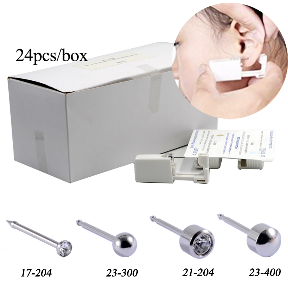 24pcs/Box  Disposable Safety E - Body Jewelry Jewelry Box incelemesi ve fiyatı