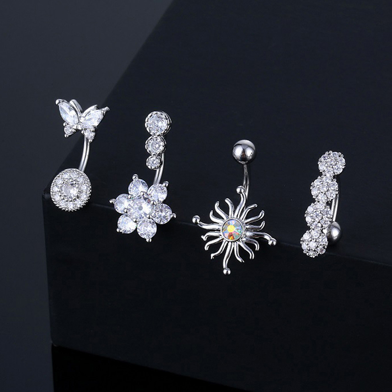 Crystal Belly Button Ring Anim - Body Jewelry Hoops incelemesi ve fiyatı