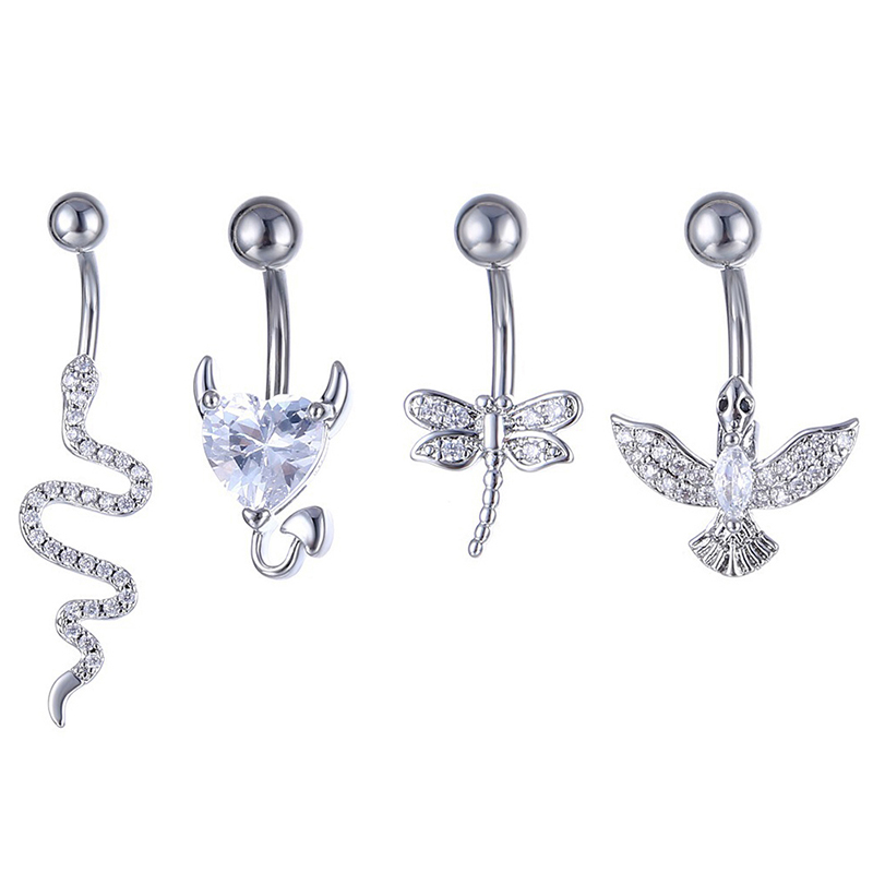 Crystal Belly Button Ring Anim - Body Jewelry Hoops incelemesi ve fiyatı