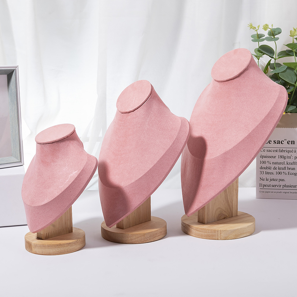 1pc Wooden Mannequin Bust Neck - Body Jewelry Display Ideas incelemesi ve fiyatı