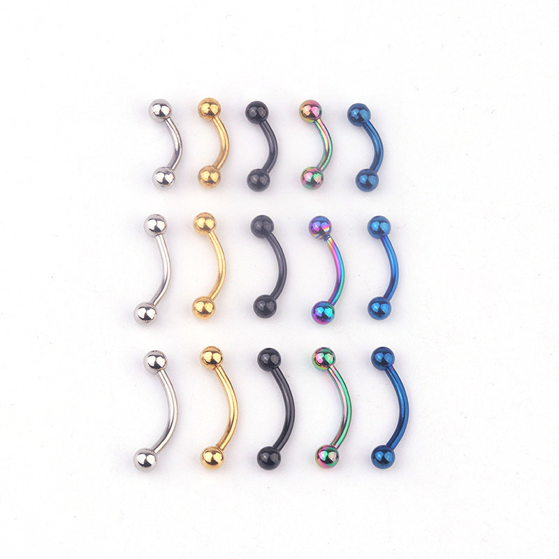 5pcs/lot 16G 316L Stainless St - Body Jewelry Lot incelemesi ve fiyatı