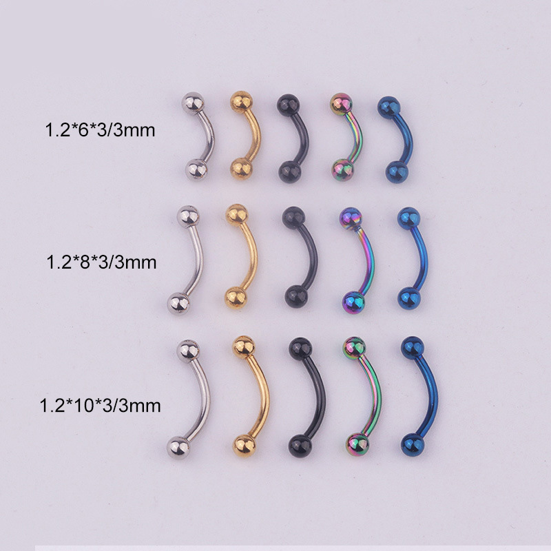 5pcs/lot 16G 316L Stainless St - Body Jewelry Lot incelemesi ve fiyatı