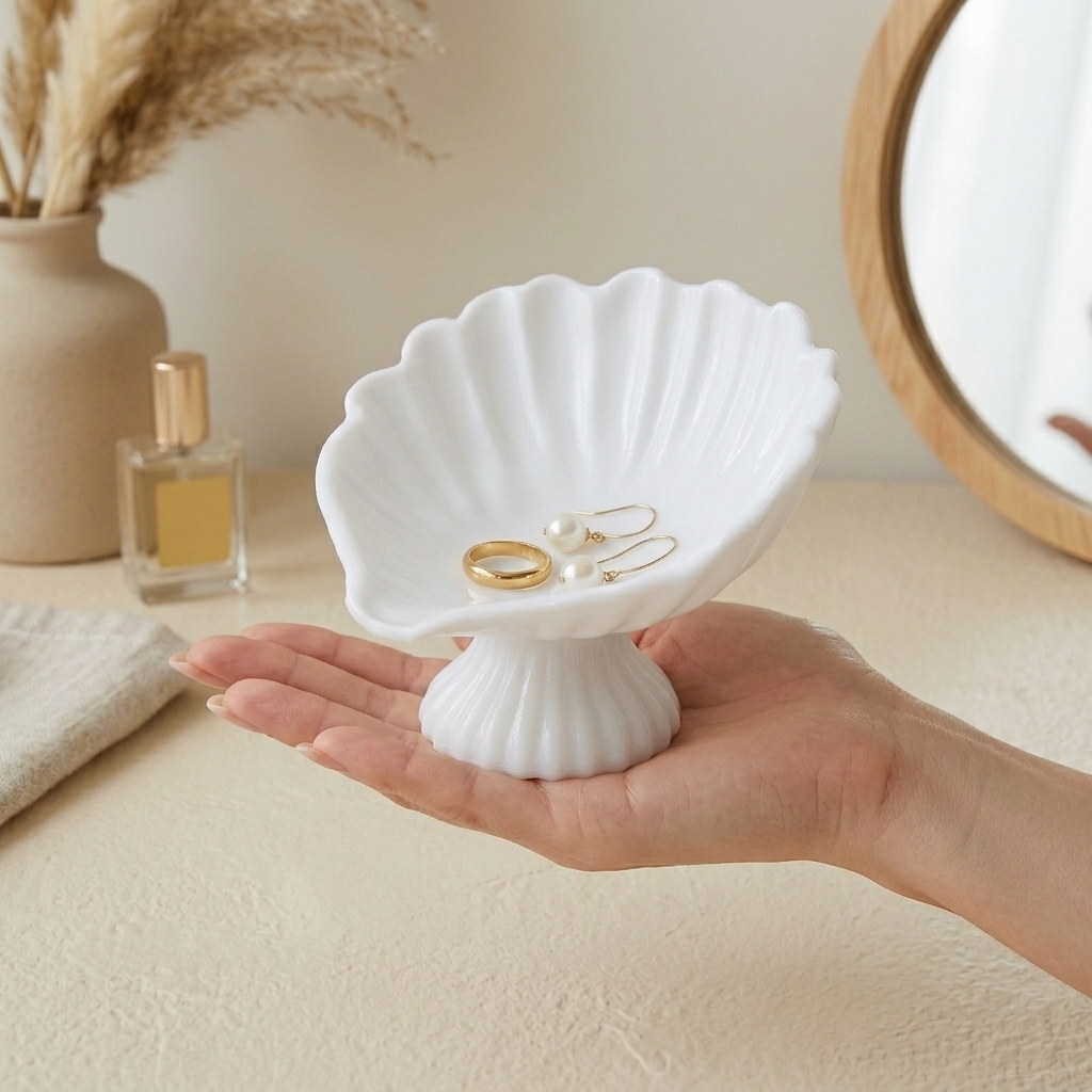 Seashell Jewelry Dish Trinket  - Body Jewelry Beach incelemesi ve fiyatı