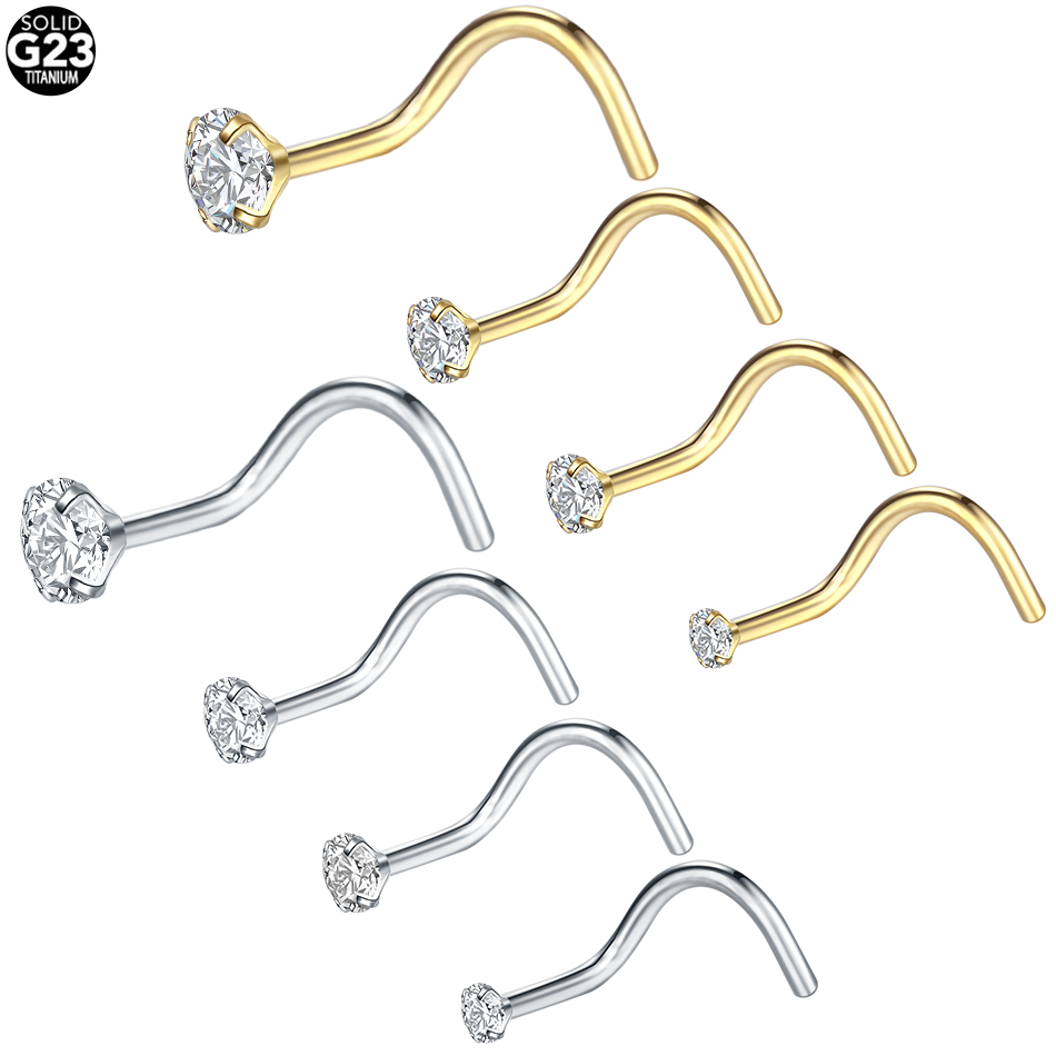 1Pc/10Pcs G23 Titanium Nose St - Body Jewelry Tunnels incelemesi ve fiyatı