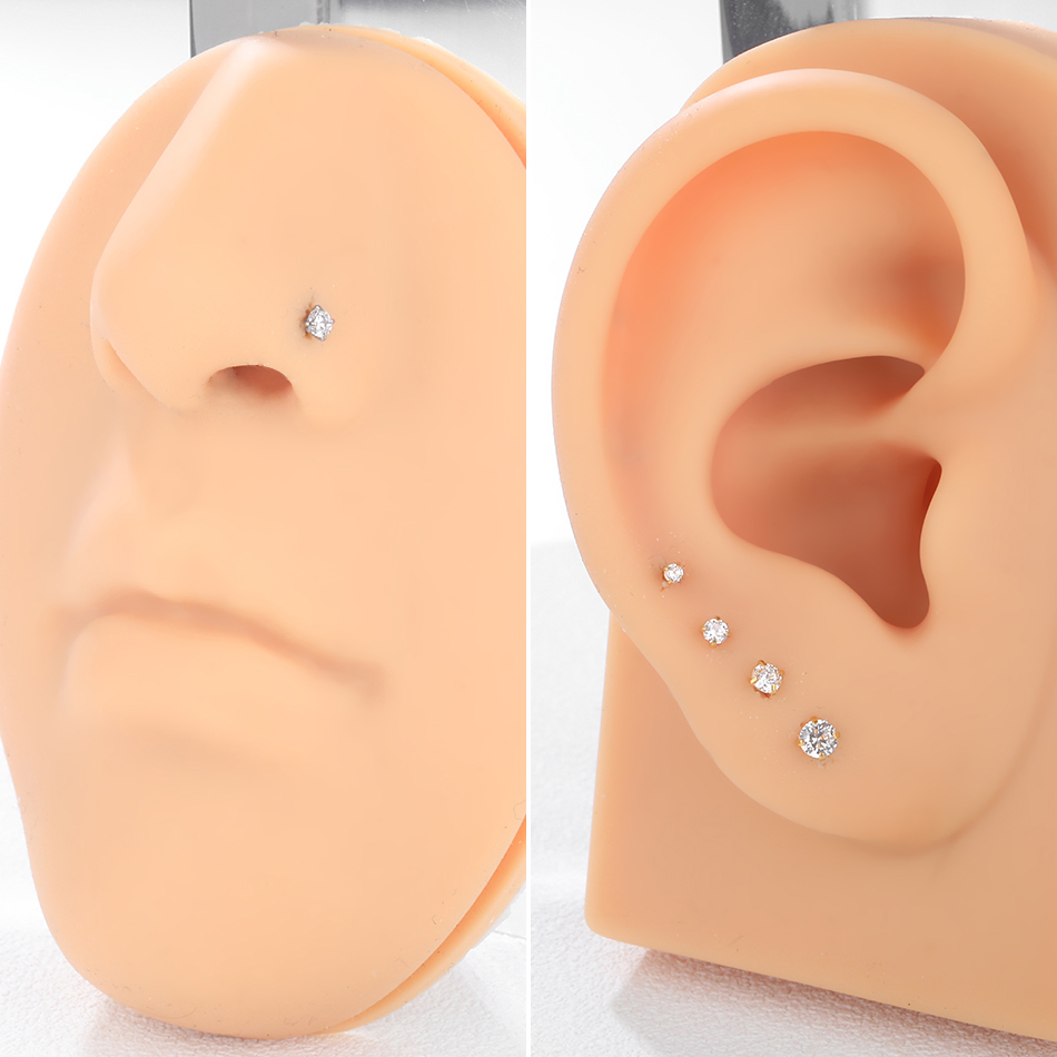 1Pc/10Pcs G23 Titanium Nose St - Body Jewelry Tunnels incelemesi ve fiyatı