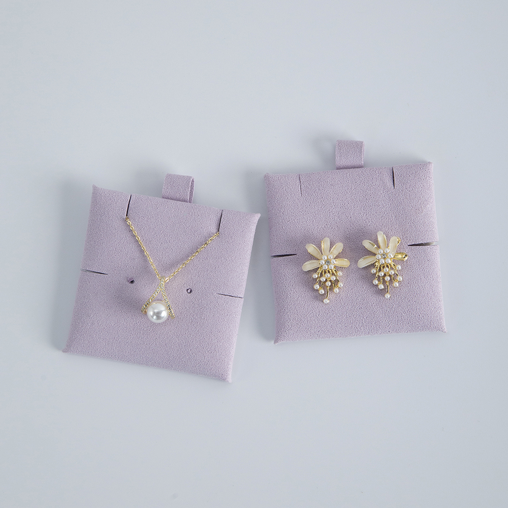 5pcs Microfiber Suede 6x6cm Je - Body Jewelry Display incelemesi ve fiyatı