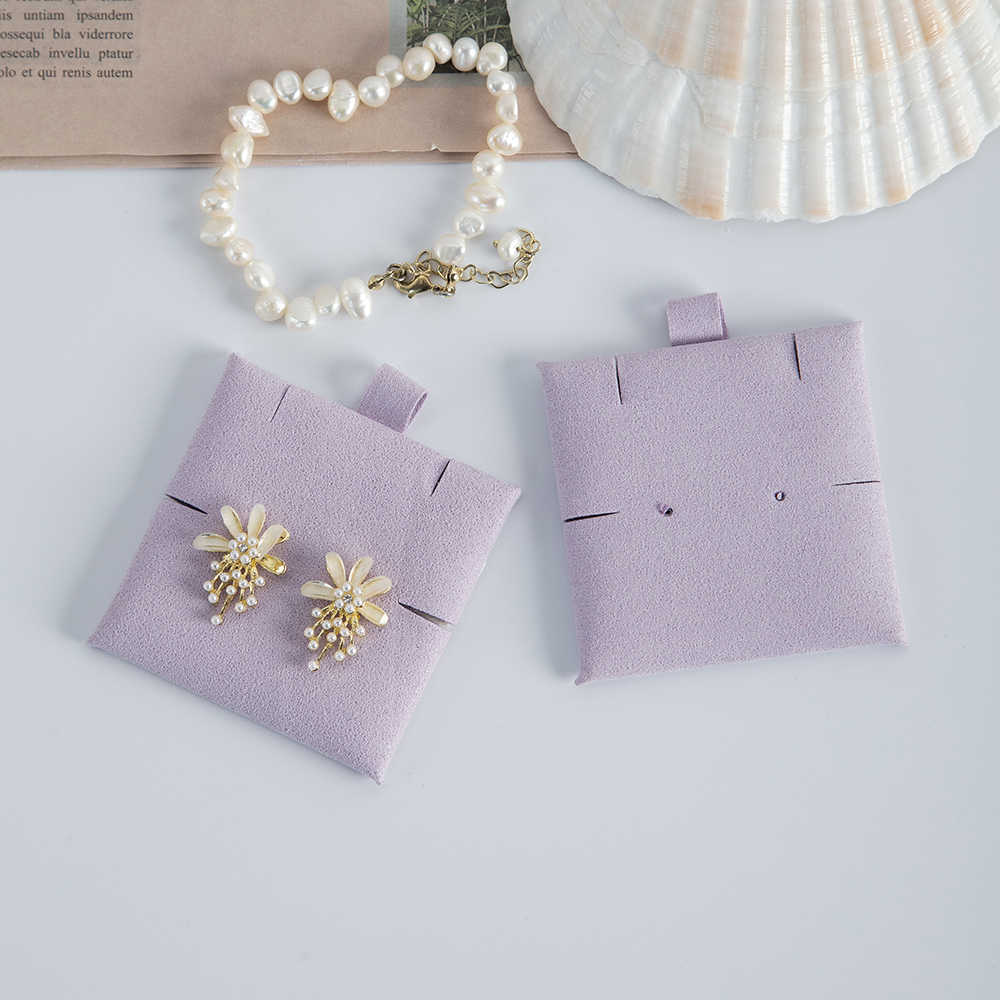 5pcs Microfiber Suede 6x6cm Je - Body Jewelry Display incelemesi ve fiyatı