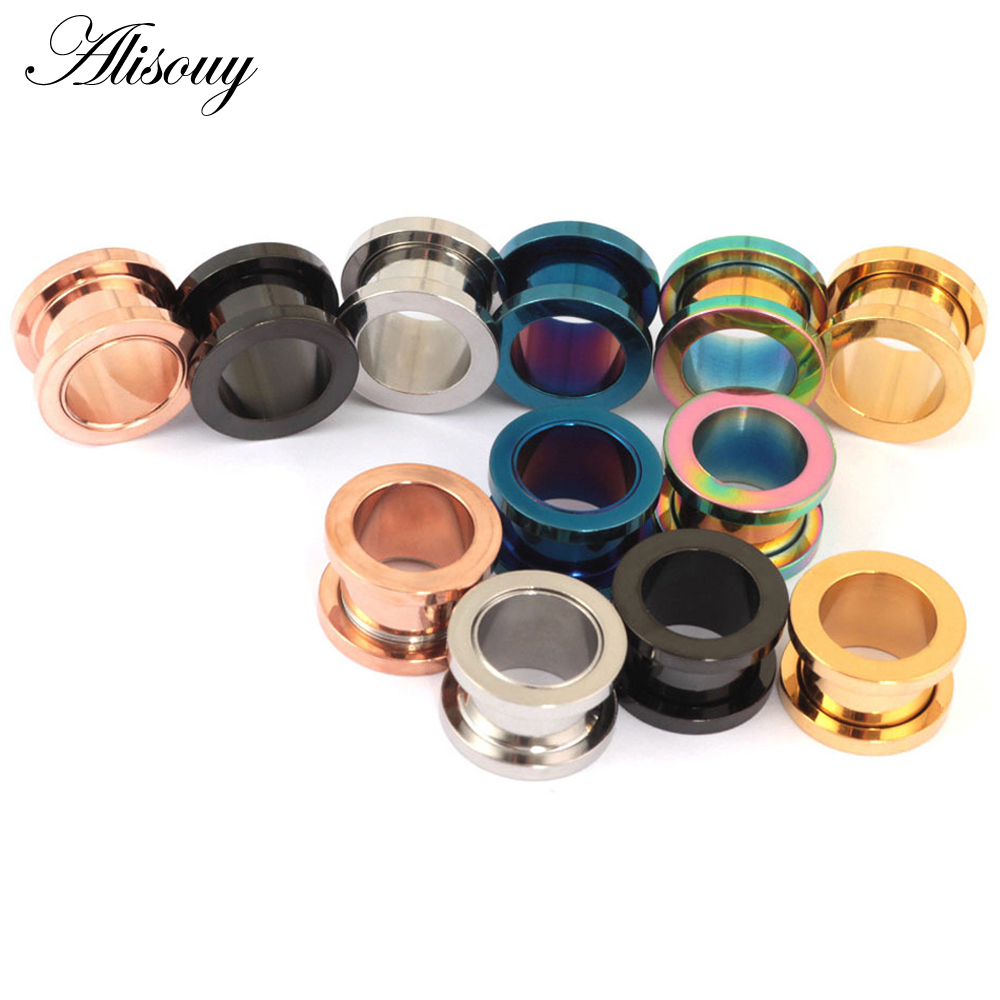 1pc 2mm-25mm Stainless Steel E - Body Jewelry Tunnels incelemesi ve fiyatı