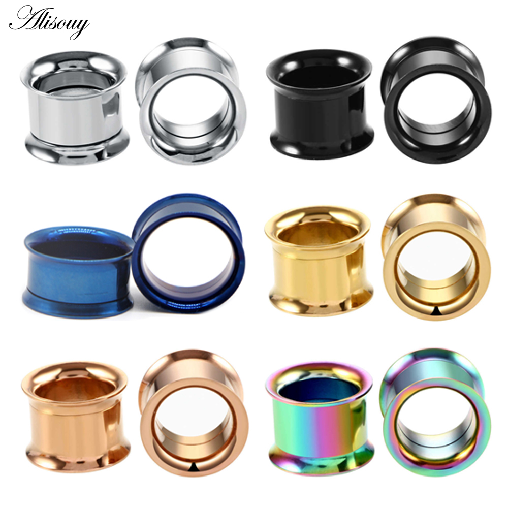 1pc 2mm-25mm Stainless Steel E - Body Jewelry Tunnels incelemesi ve fiyatı