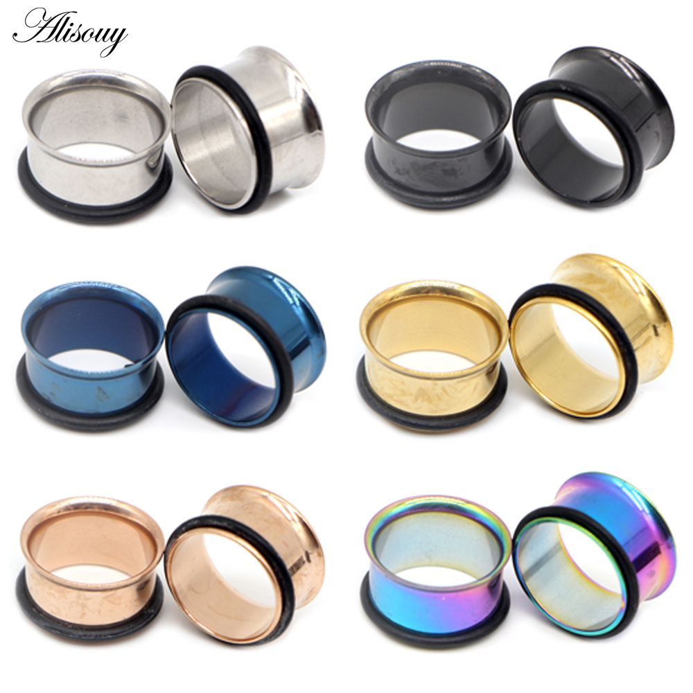1pc 2mm-25mm Stainless Steel E - Body Jewelry Tunnels incelemesi ve fiyatı