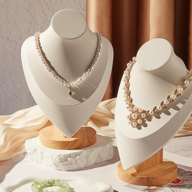 Necklace Display Stand Bamboo  - Body Jewelry Display Ideas incelemesi ve fiyatı