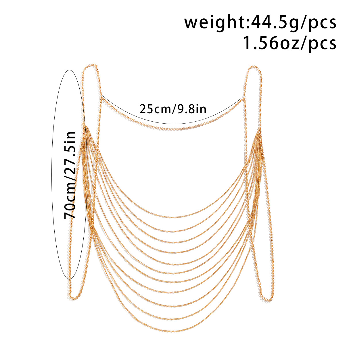 Classic Multi layered Tassel B - Body Jewelry Luxury incelemesi ve fiyatı