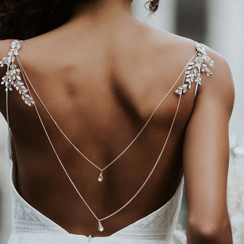 Zircon Tassel Pendant Back Cha - Body Jewelry Necklace incelemesi ve fiyatı
