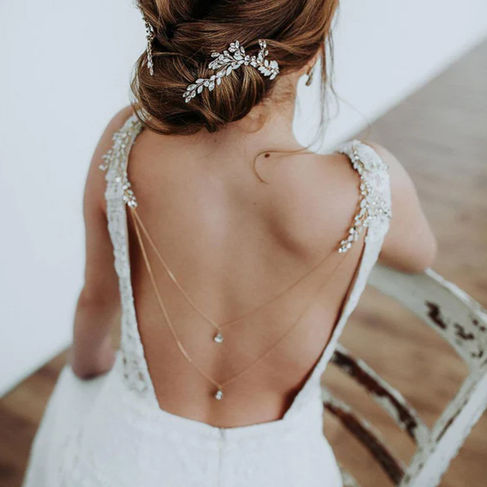 Zircon Tassel Pendant Back Cha - Body Jewelry Necklace incelemesi ve fiyatı