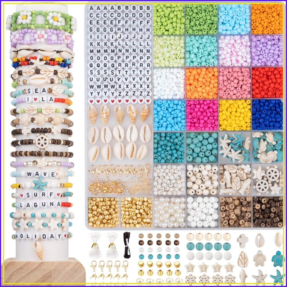 6000pcs 4mm Glass Beads for Br - Body Jewelry Beach incelemesi ve fiyatı