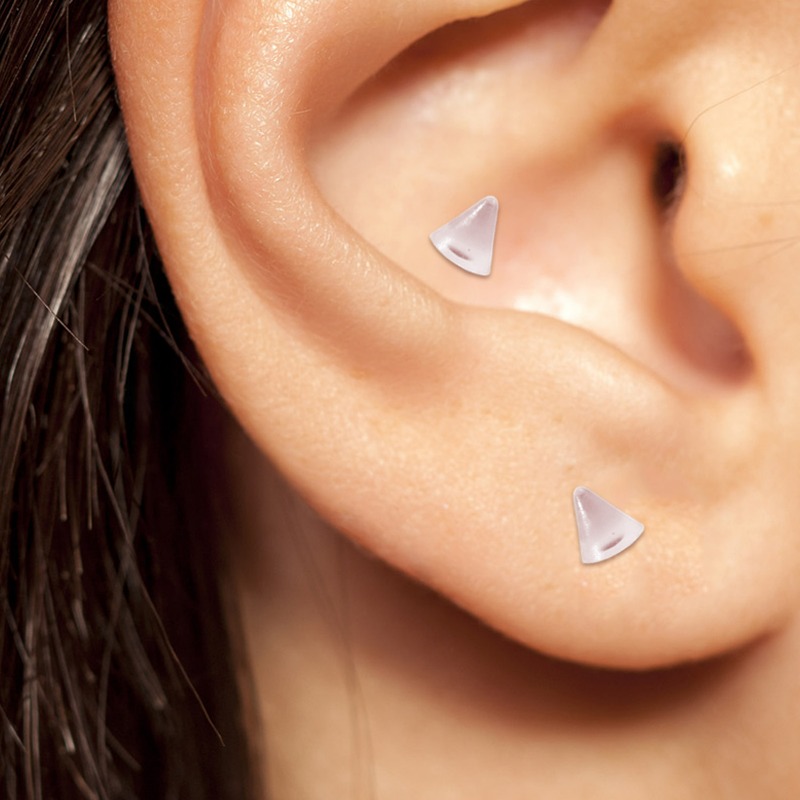 10-50Pcs Transparent Lip Studs - Body Jewelry Tunnels incelemesi ve fiyatı