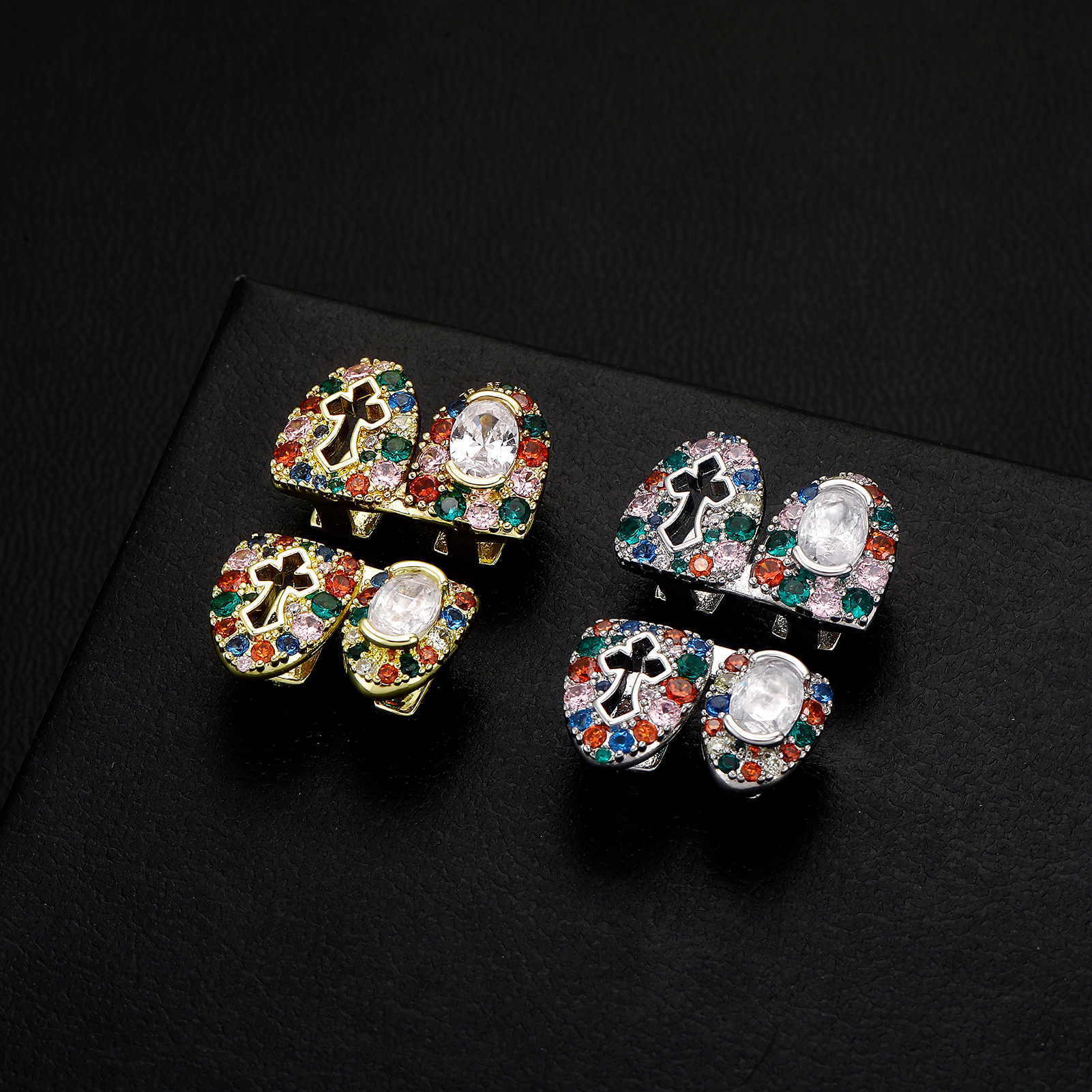 JINAO Hip Hop Upside Double Te - Body Jewelry Lot incelemesi ve fiyatı