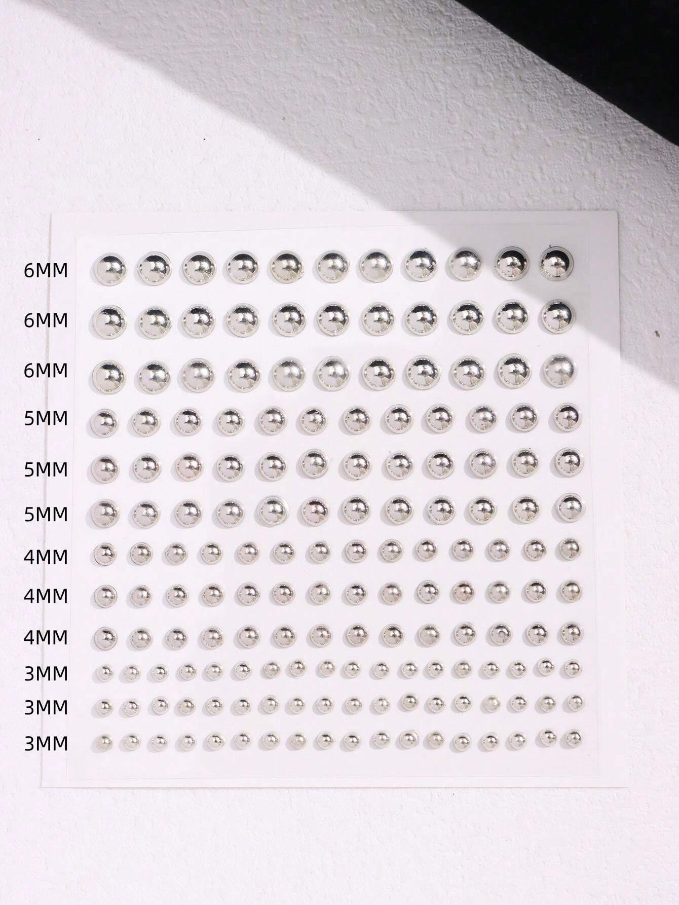 165pcs/Set 3-6mm Silver Plated - Body Jewelry Lot incelemesi ve fiyatı