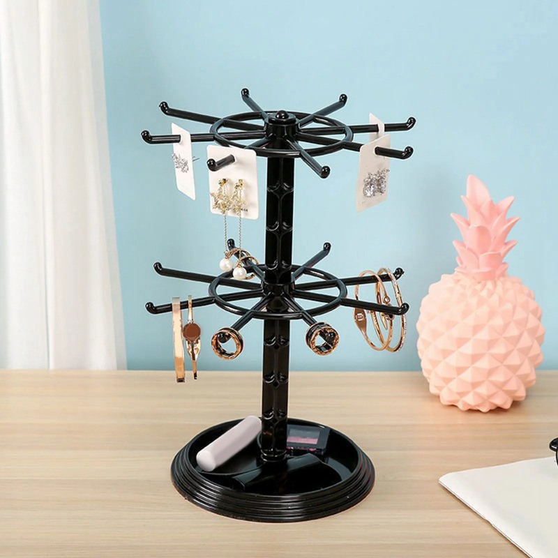 Rotating 2-Tier Jewelry and Ke - Body Jewelry Display incelemesi ve fiyatı