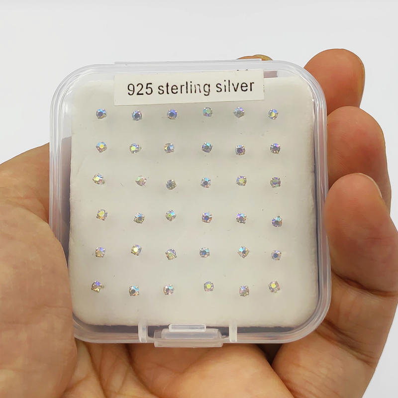 925 Sterling silver nose stud  - Body Jewelry Jewelry Box incelemesi ve fiyatı