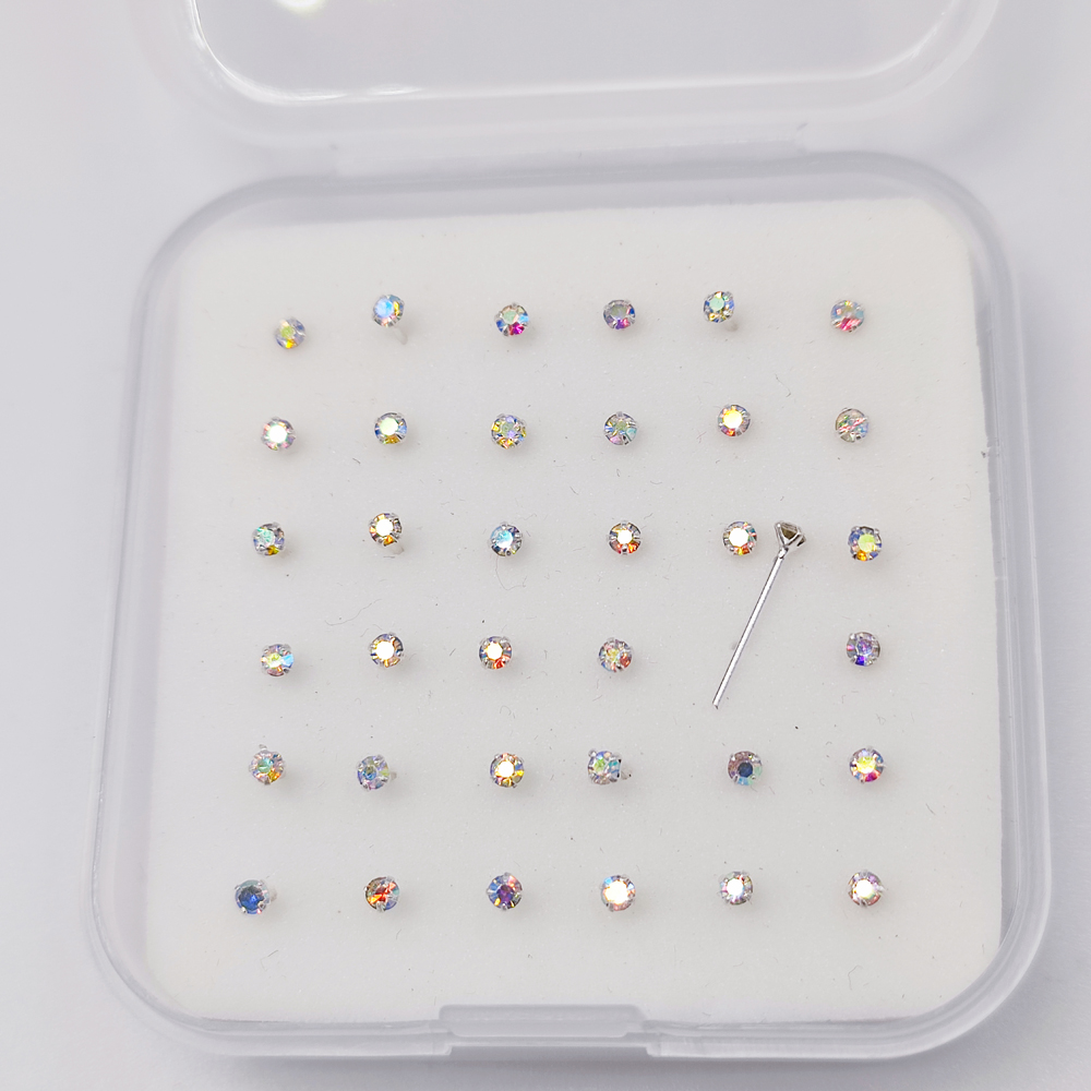 925 Sterling silver nose stud  - Body Jewelry Jewelry Box incelemesi ve fiyatı