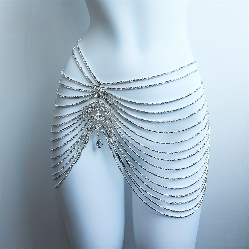1PCS Sexy Shiny Tassel Crystal - Body Jewelry Luxury incelemesi ve fiyatı