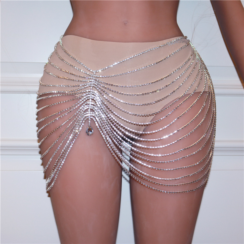 1PCS Sexy Shiny Tassel Crystal - Body Jewelry Luxury incelemesi ve fiyatı