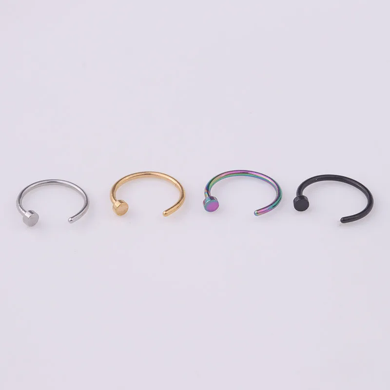5pcs/lot 20G Nose Ring Hoop, 6 - Body Jewelry Lot incelemesi ve fiyatı
