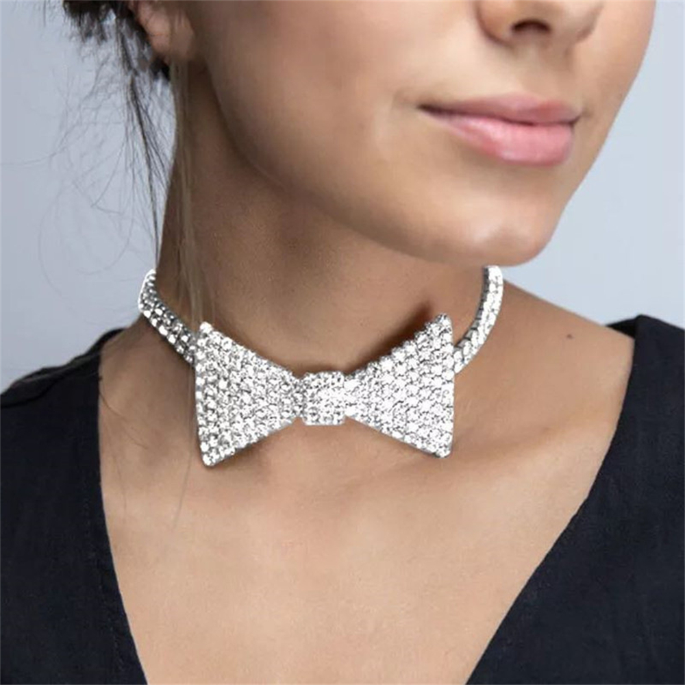 Exquisite Elegant Rhinestone B - Body Jewelry Necklace incelemesi ve fiyatı