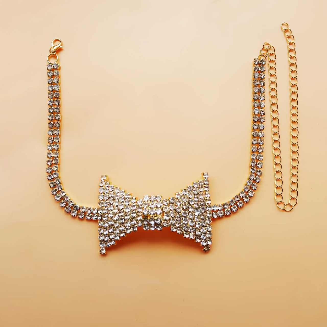 Exquisite Elegant Rhinestone B - Body Jewelry Necklace incelemesi ve fiyatı