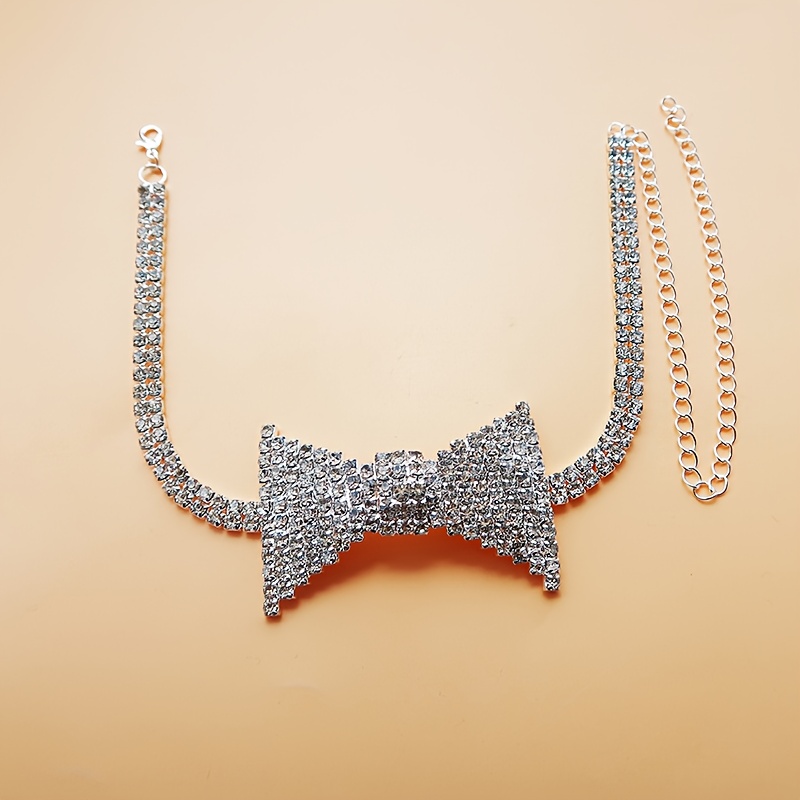 Exquisite Elegant Rhinestone B - Body Jewelry Necklace incelemesi ve fiyatı