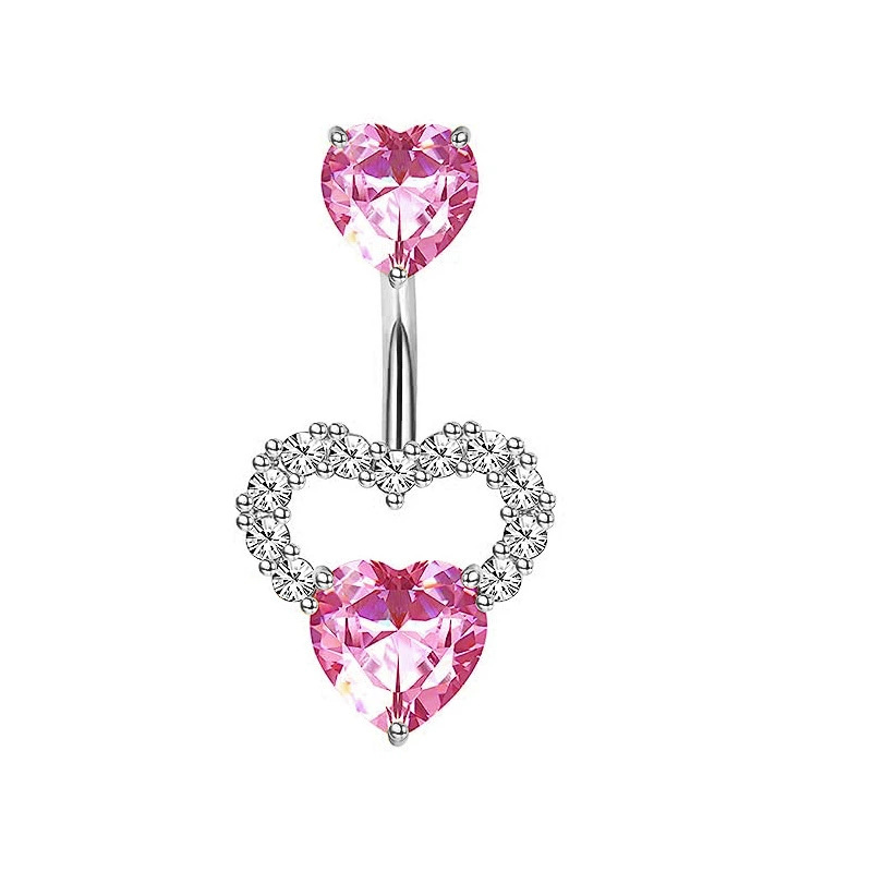 1PCS Pink Crown Belly Button R - Body Jewelry Hoops incelemesi ve fiyatı