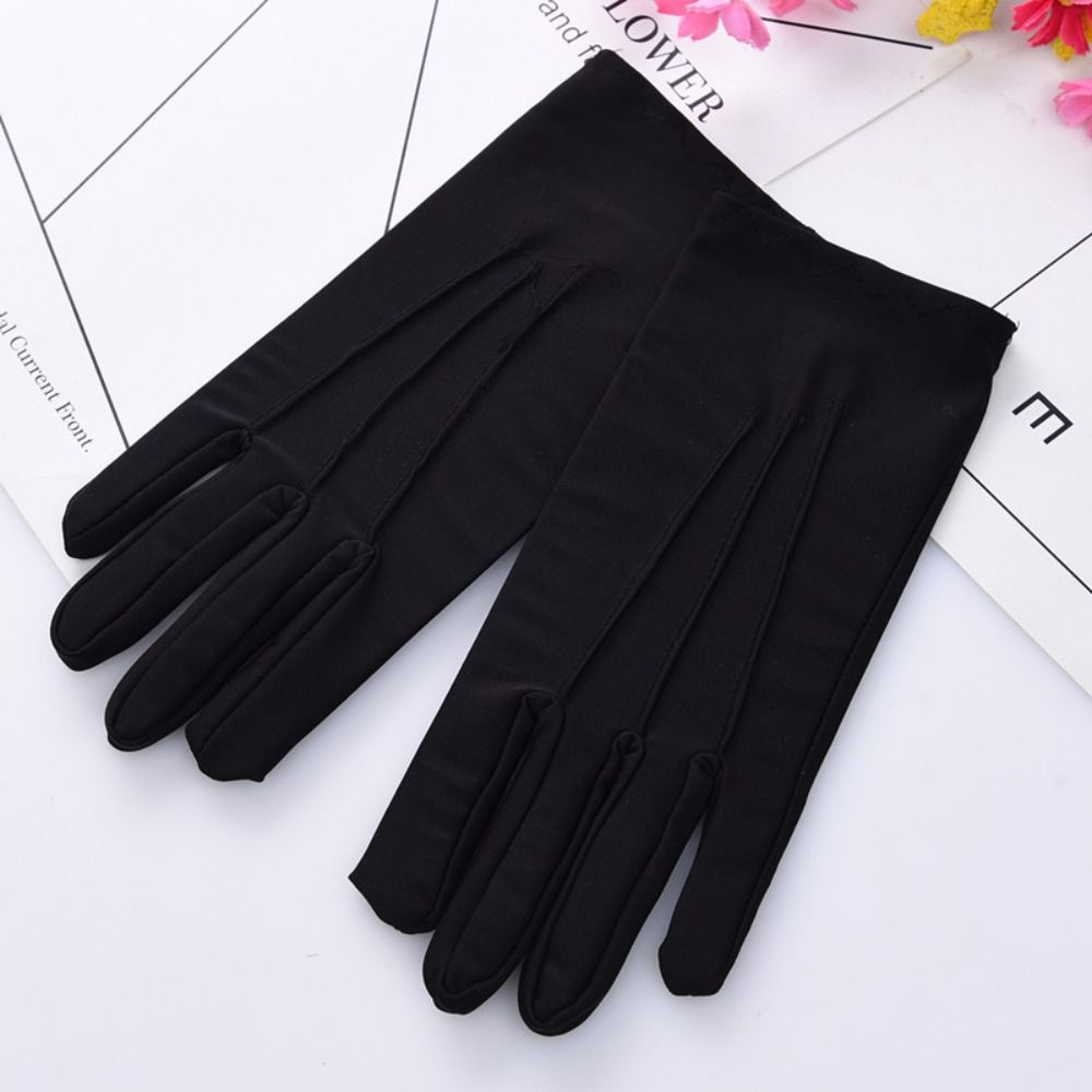 Soft White Cotton Gloves Thin  - Body Jewelry Websites incelemesi ve fiyatı