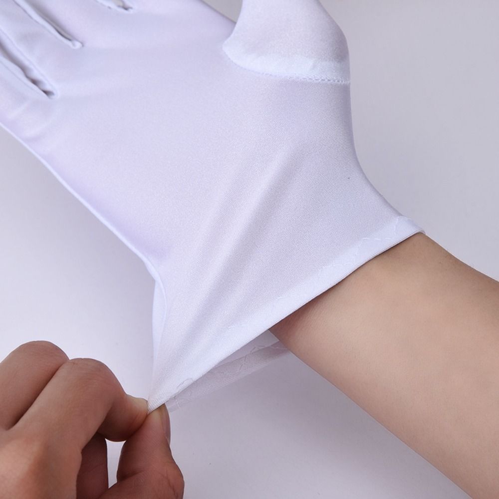 Soft White Cotton Gloves Thin  - Body Jewelry Websites incelemesi ve fiyatı