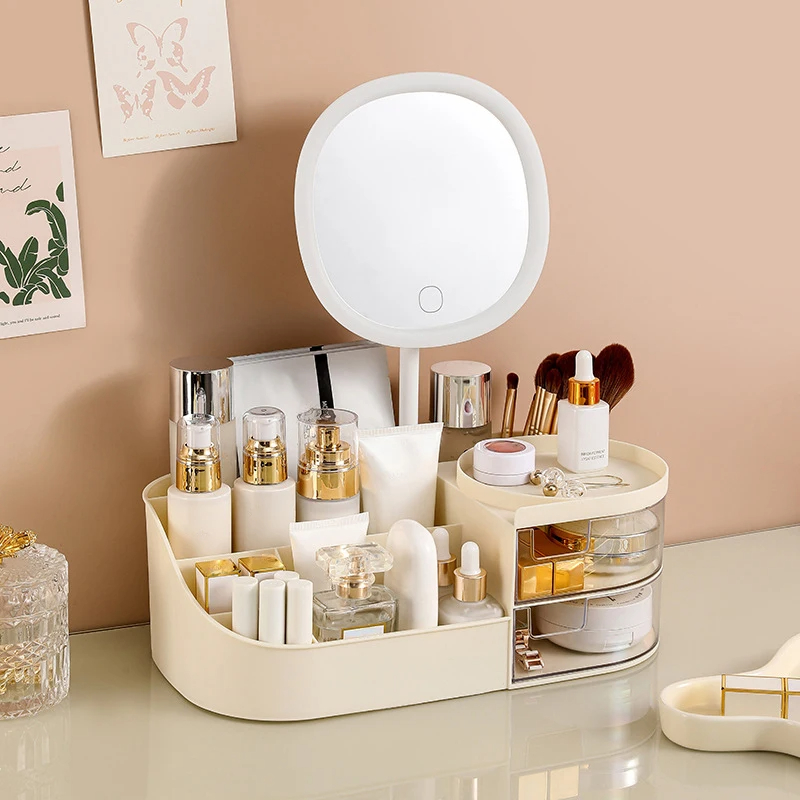 Makeup Storage Box With Mirror - Body Jewelry Websites incelemesi ve fiyatı