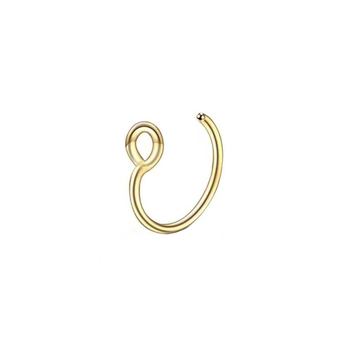 1Pcs Women Fake Piering Nose R - Yg Body Jewelry incelemesi ve fiyatı