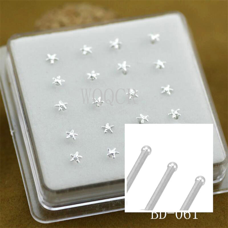20pcs/box Frosted Surface Star - Body Jewelry Jewelry Box incelemesi ve fiyatı