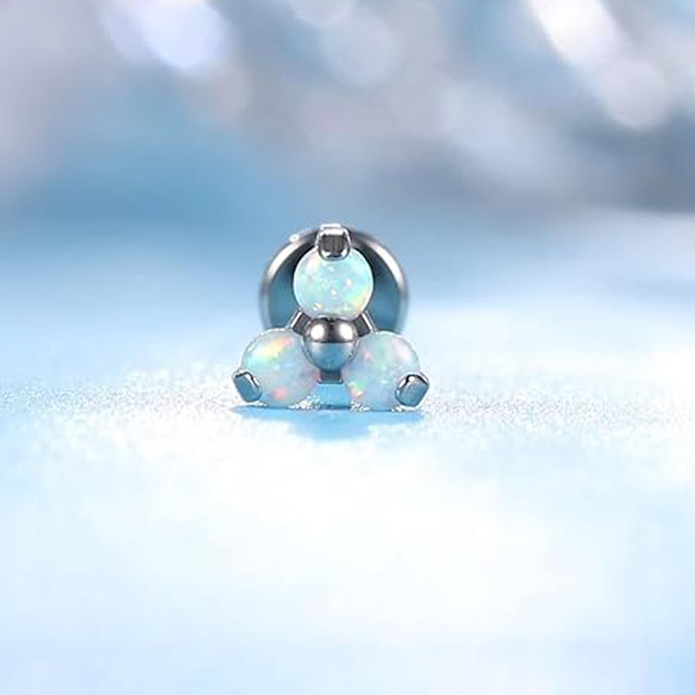 1PCS Titanium Opal Mini Pierci - Body Jewelry Jewelry Box incelemesi ve fiyatı