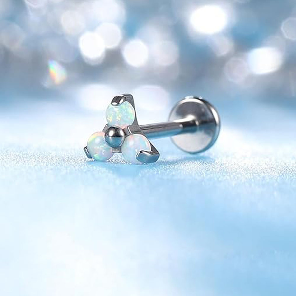 1PCS Titanium Opal Mini Pierci - Body Jewelry Jewelry Box incelemesi ve fiyatı