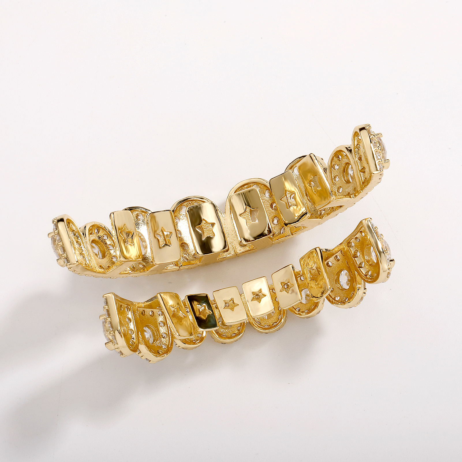 JINAO Hip Hop Full Iced Out 8  - Body Jewelry Lot incelemesi ve fiyatı