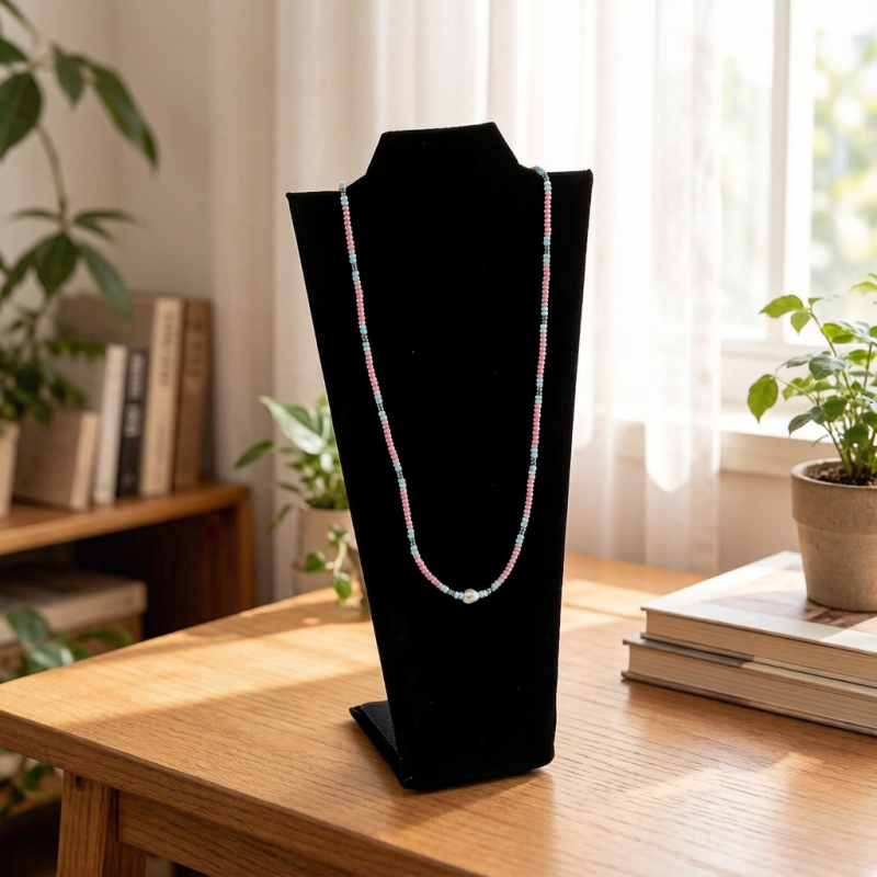 Velvet Necklace Display Stand, - Body Jewelry Display Ideas incelemesi ve fiyatı