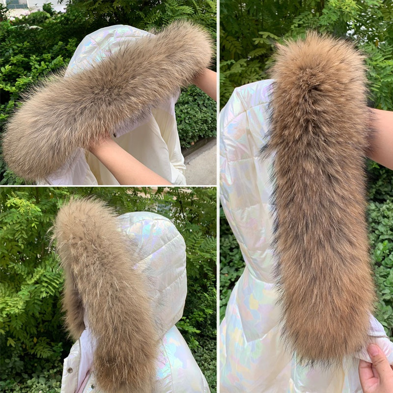 Real Fur Collar for Coat Parka - Body Jewelry Luxury incelemesi ve fiyatı