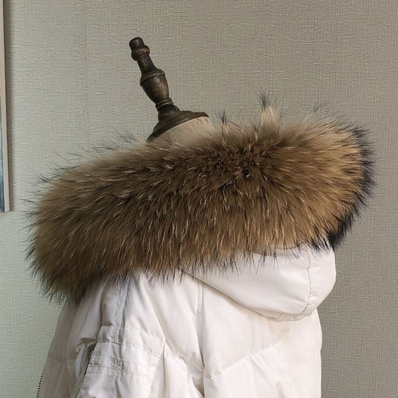 Real Fur Collar for Coat Parka - Body Jewelry Luxury incelemesi ve fiyatı