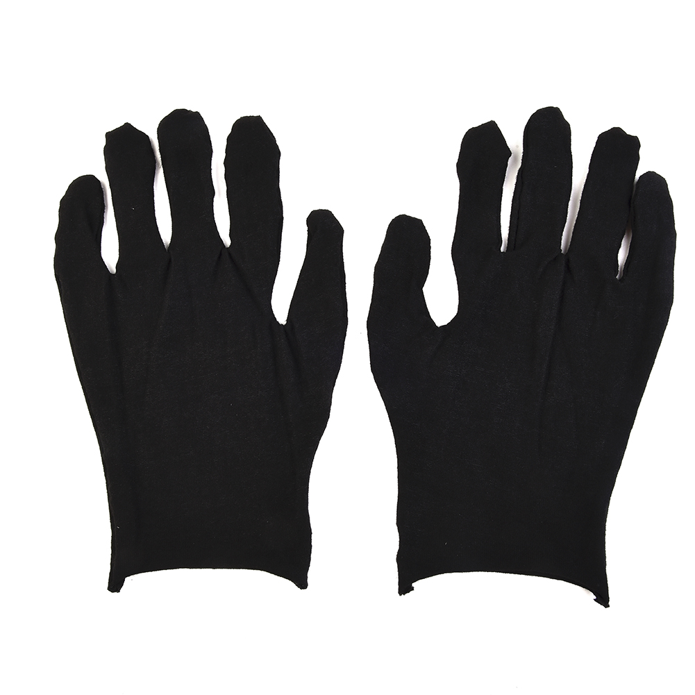 12 Pairs Black Cotton Gloves S - Body Jewelry Websites incelemesi ve fiyatı