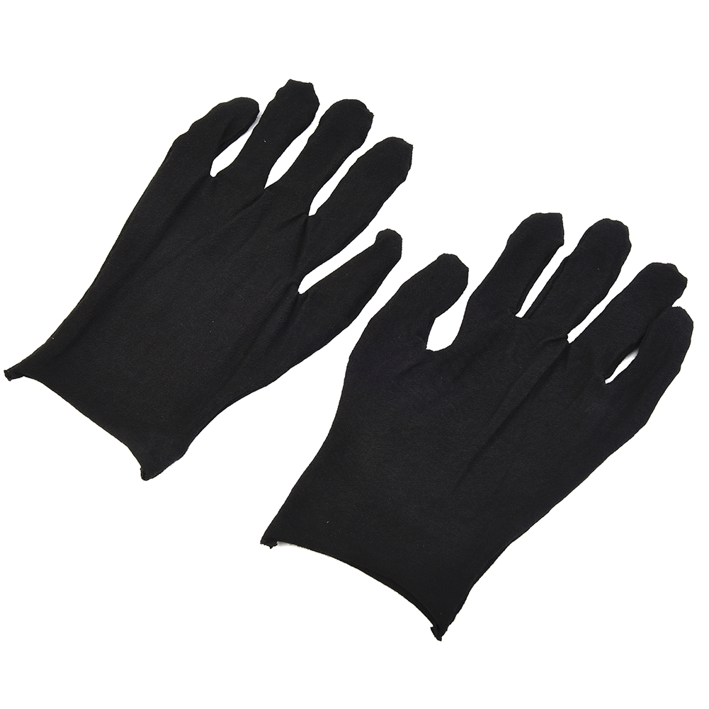 12 Pairs Black Cotton Gloves S - Body Jewelry Websites incelemesi ve fiyatı